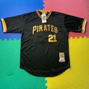 NWT Roberto Clemente Jersey Mitchell & Ness Cooperstown Coll Pirates Size 52